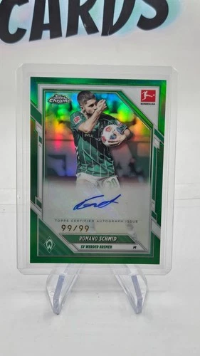 Romano Schmid 2025 Topps Chrome Green /99