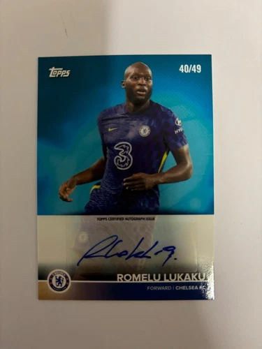 Romelu Lukaku 2021 Topps Chelsea FC 20/25