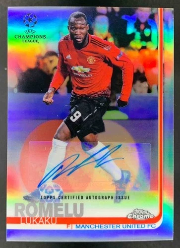 Romelu Lukaku 2018 Topps Chrome