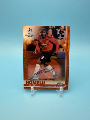 Romelu Lukaku 2018 Topps Chrome Orange /25