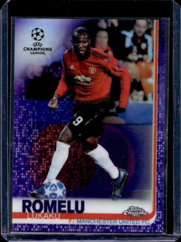 Romelu Lukaku 2018 Topps Chrome Purple Refractor /250
