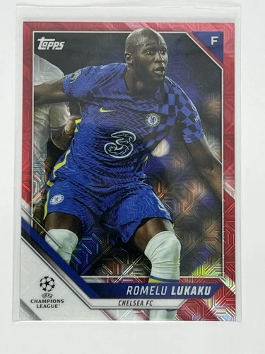 Romelu Lukaku 2022 Topps Chrome Red Mojo /5