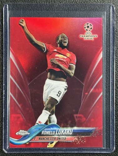 Romelu Lukaku 2017 Topps Chrome Red Refractor /10