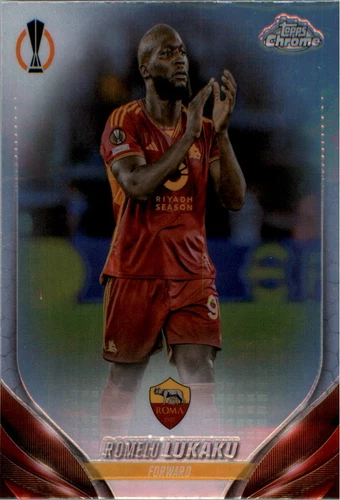Romelu Lukaku 2023 Topps Chrome Refractor