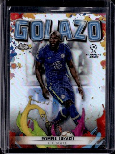 Romelu Lukaku 2021 Topps Chrome UEFA