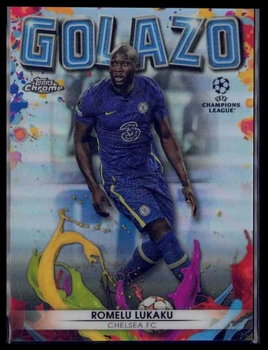 Romelu Lukaku 2021 Topps Chrome UEFA Champions League