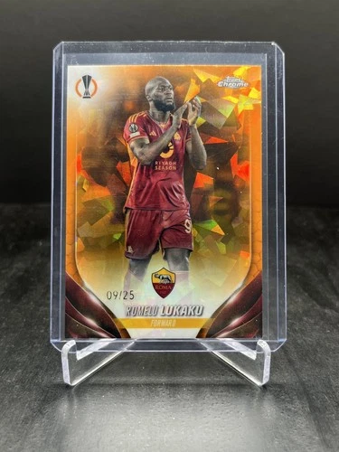 Romelu Lukaku 2023 Topps Cromo Zafiro Naranja /25