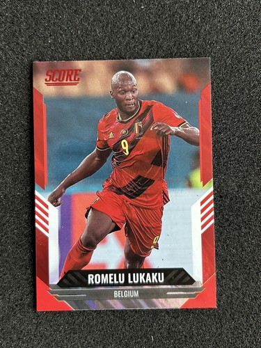 Romelu Lukaku 2021 Panini FIFA Score Red Lava