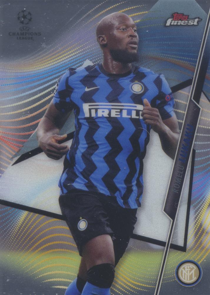 Romelu Lukaku 2020 Topps Finest UEFA 81