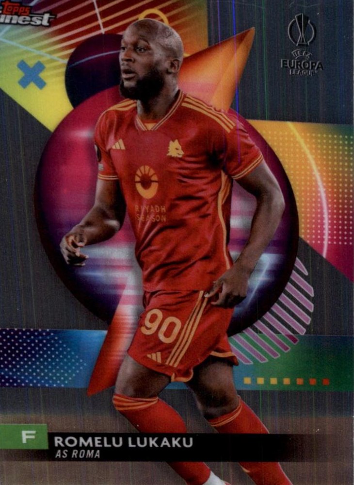 Romelu Lukaku 2023 Topps Finest UEFA Club Competitions