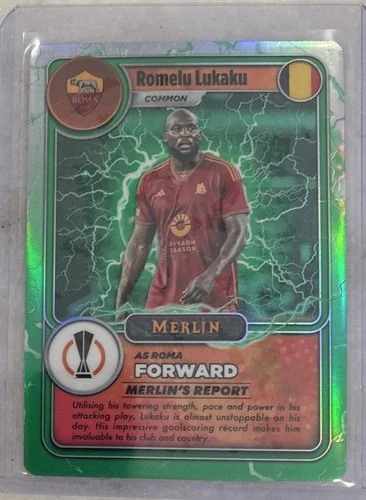 Romelu Lukaku 2023 Topps Merlin Chrome