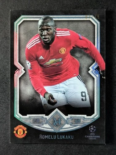 Romelu Lukaku 2017 Topps Museum Collection Sapphire /75