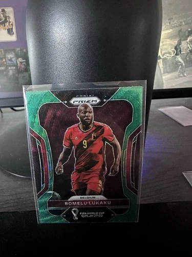Romelu Lukaku 2022 Panini Prizm Green Wave