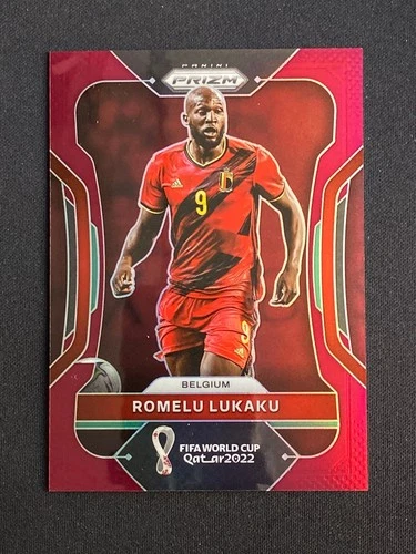 Romelu Lukaku 2022 Panini Prizm Maroon Prizm 15/22
