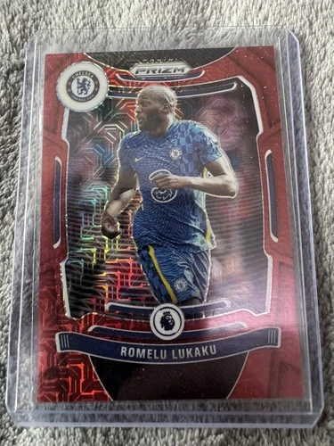 Romelu Lukaku 2021 Panini Prizm Red Mojo Prizm /159