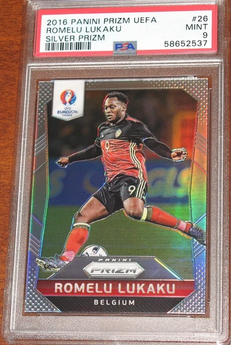 Romelu Lukaku 2016 Panini Prizm Silver Prizm