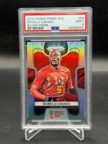 Romelu Lukaku 2018 Panini Prizm World Cup Silver