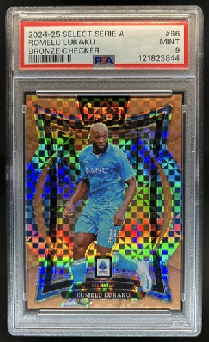 Romelu Lukaku 2024 Panini Select Bronze Checker /45