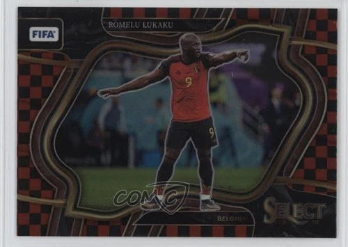 Romelu Lukaku 2022 Panini Select FIFA Checkerboard Prizm