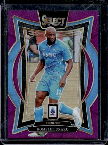 Romelu Lukaku 2024 Panini Select Serie A Purple /49