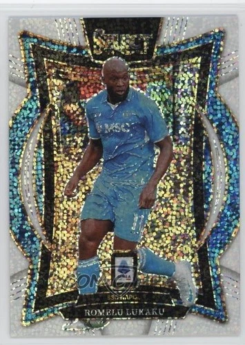 Romelu Lukaku 2024 Panini Select White Sparkle Prizm