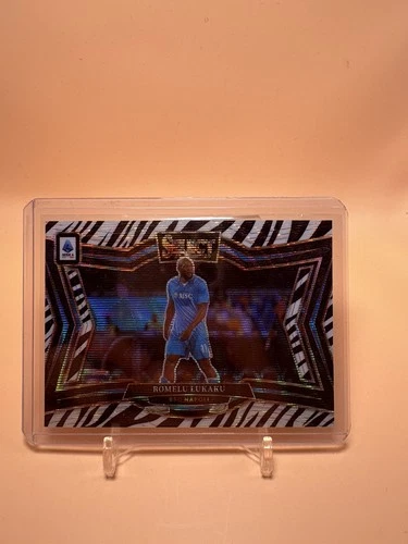 Romelu Lukaku 2024 Panini Select Zebra Prizm