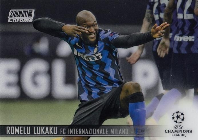 Romelu Lukaku 2020 Topps Stadium Club Chrome UEFA 39