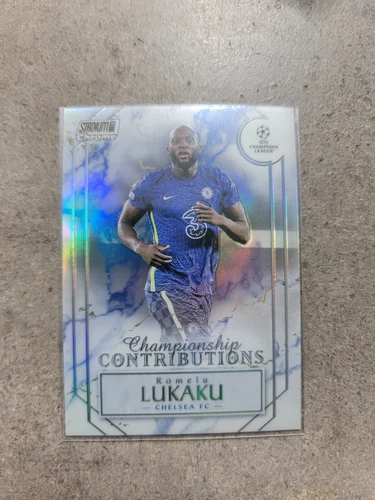 Romelu Lukaku 2021 Topps Stadium Club Cromo UEFA