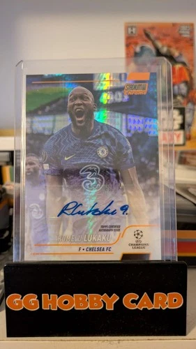 Romelu Lukaku 2021 Topps Stadium Club Orange Prizm /25