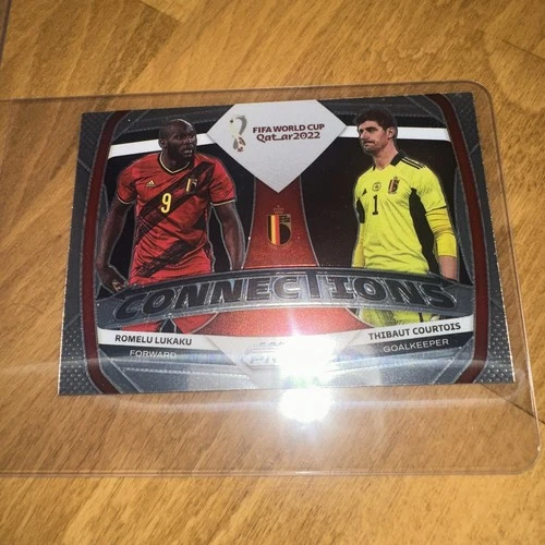 Romelu Lukaku / Thibaut Courtois 2022 Panini Prizm