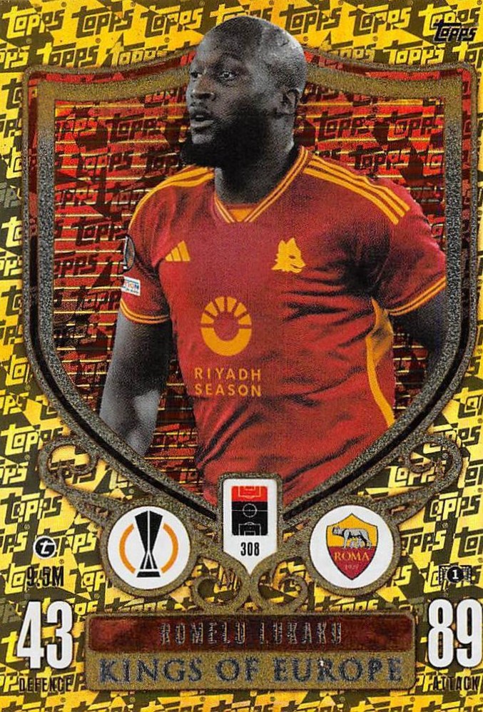 Romelu Lukaku 2023 Topps Match Attax UEFA Club Competitions Extra