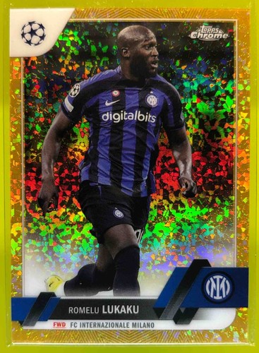 Romelu Lukaku 2022 Topps UEFA Club Gold /50