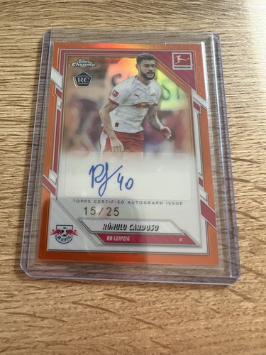 Romulo Cardoso 2025 Topps Chrome Bundesliga Orange Refractor /25