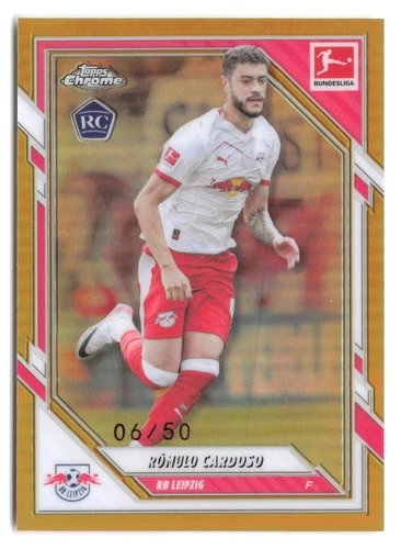 Romulo Cardoso 2025 Topps Chrome Gold Refractor /50