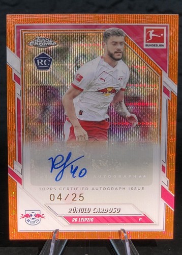 Romulo Cardoso 2025 Topps Chrome Orange Refractor /25