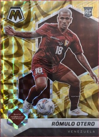 Romulo Otero 2021 Panini Mosaic Reactive Gold