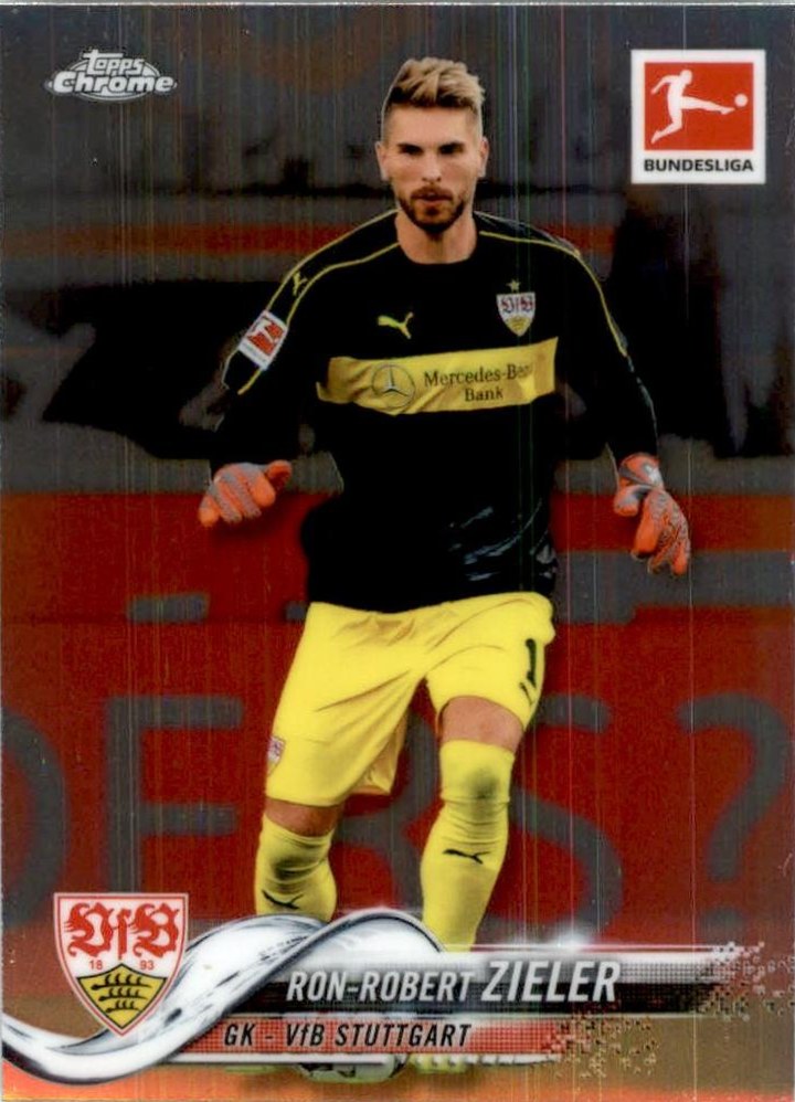 Ron-Robert Zieler 2018 Topps Chrome Bundesliga 6