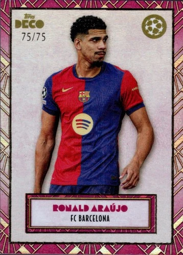 Ronald Araújo 2024 Topps DECO /75