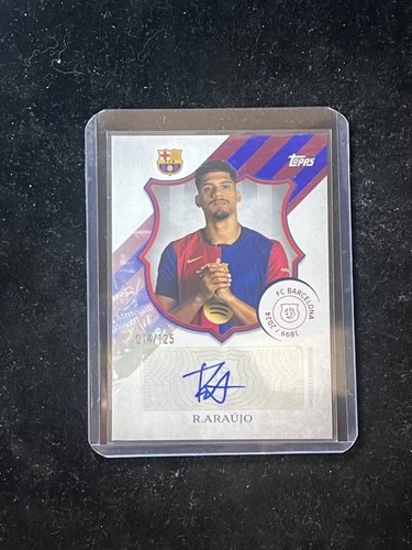 Ronald Araujo 2024 Topps Barcelona 125 Anniversary /125