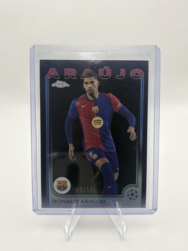 Ronald Araujo 2024 Topps Chrome Nero /10