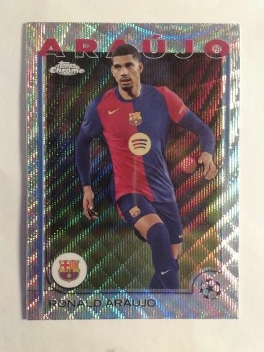 Ronald Araujo 2024 Topps Chrome Wave Refractor