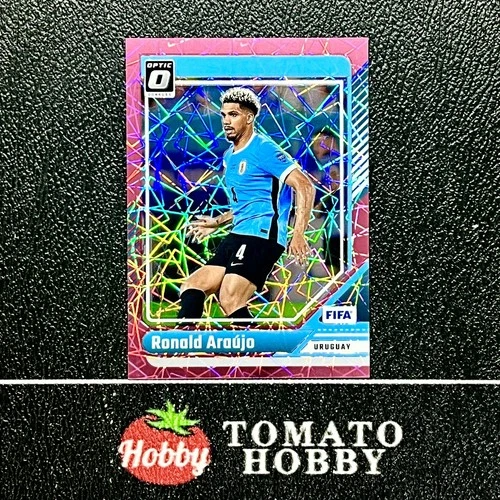 Ronald Araujo 2024 Panini Donruss FIFA 2024-25 Optic Pink Laser Refractor /99