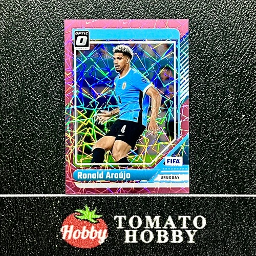 Ronald Araujo 2024 Panini Donruss FIFA 2024-25 Optic Pink Refractor Laser /99