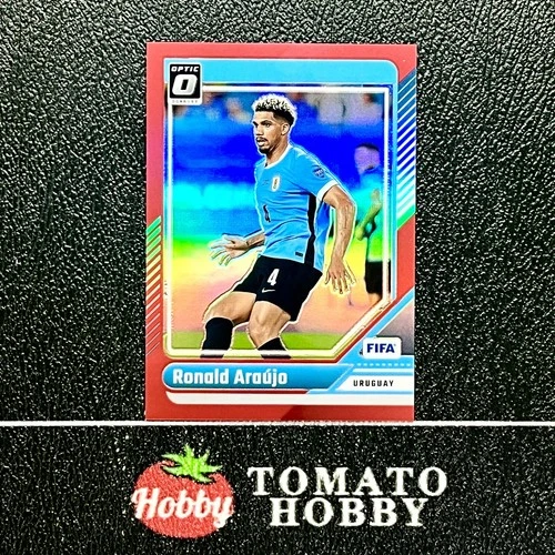 Ronald Araujo 2024 Panini Donruss FIFA Optica Prizm Rojo Refractor /299