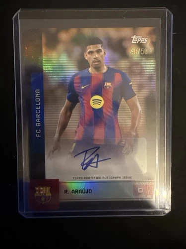 Ronald Araujo 2025 Topps FC Barcelona Team Set /50