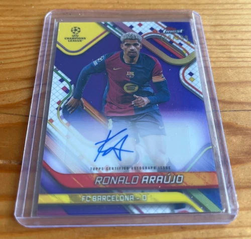 Ronald Araujo 2024 Topps Finest Purple /299