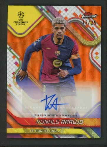 Ronald Araujo 2025 Topps Finest Wave /25