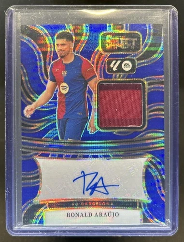 Ronald Araujo 2024 Panini Select Blue Pulsar Prizm
