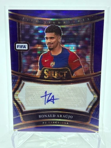 Ronald Araujo 2024 Panini Select Blue Pulsar Prizm