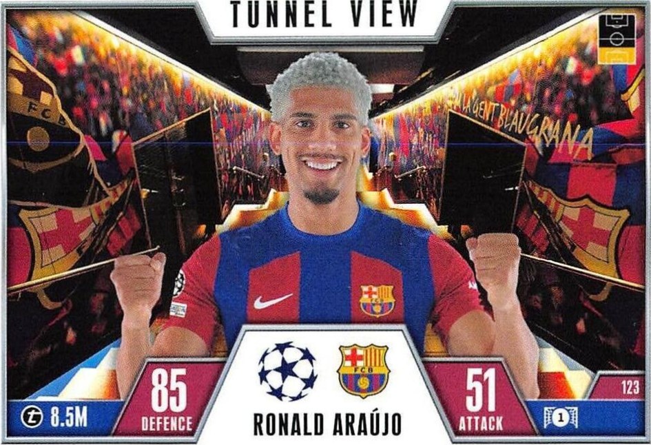 Ronald Araujo 2023 Topps Match Attax UEFA Club Competitions Extra